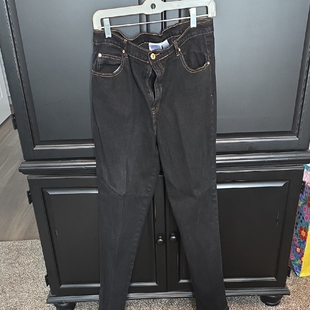 DG2 by Diane Gilman Dark Denim Jeans